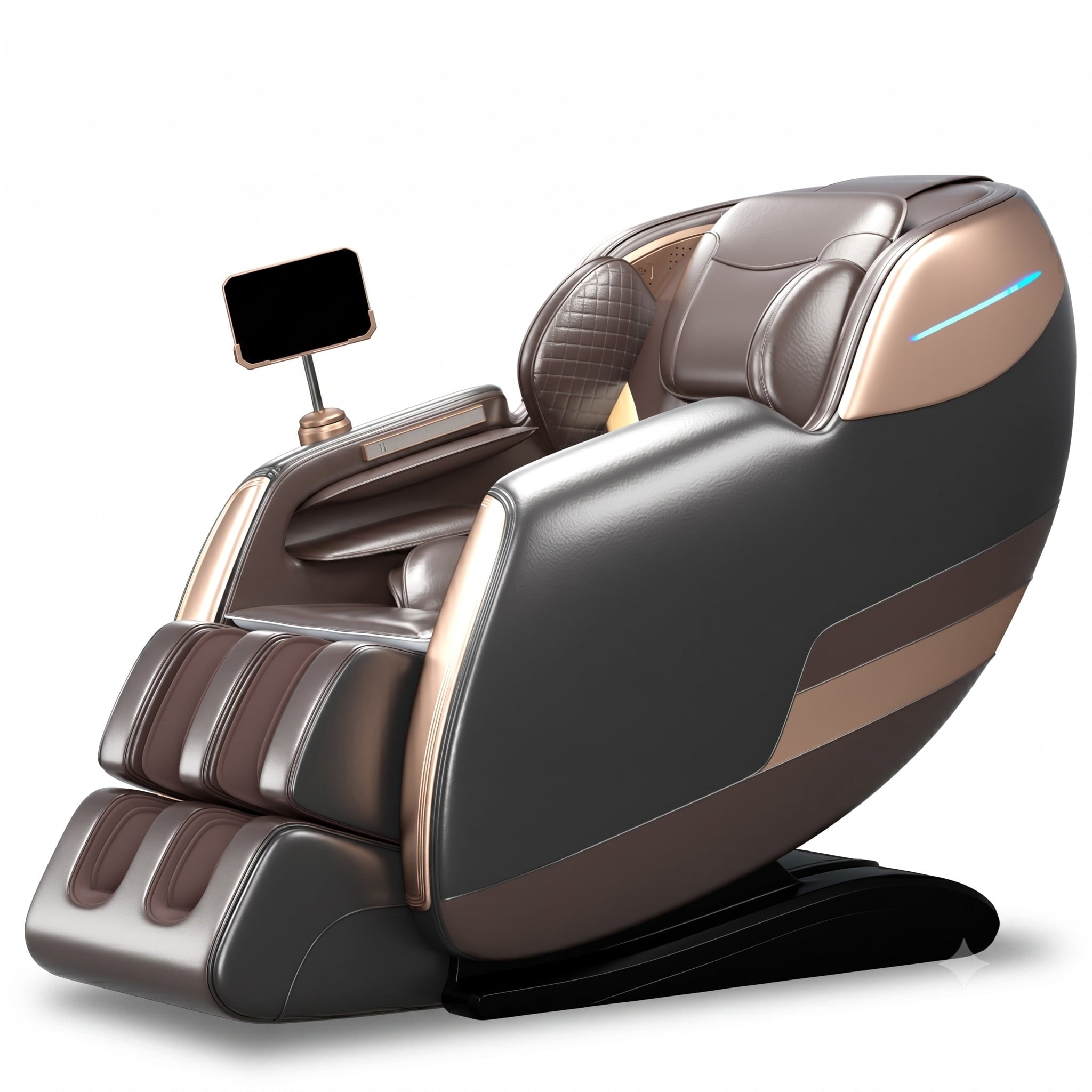 58" SL Track 4D Smart Massage Chair – AI Body Scan, Zero Gravity, Full Body Air Compression, Heat Therapy, Bluetooth Speakers, Voice Control, King Size Design, 6 Massage Programs