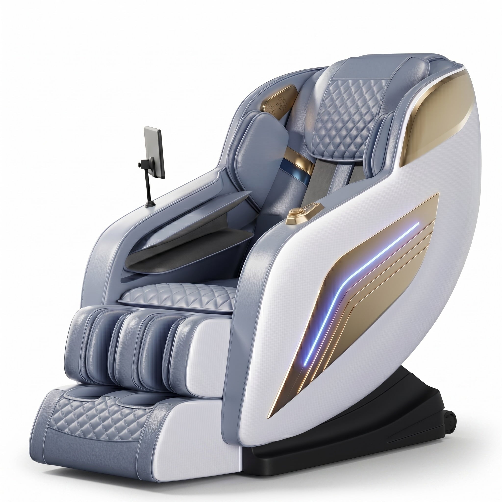 58" SL Track 4D Smart Massage Chair with AI Body Scanning, Zero Gravity, Heated Back & Legs, Bluetooth Speakers – Full Body Air Compression for Home Spa Relaxation