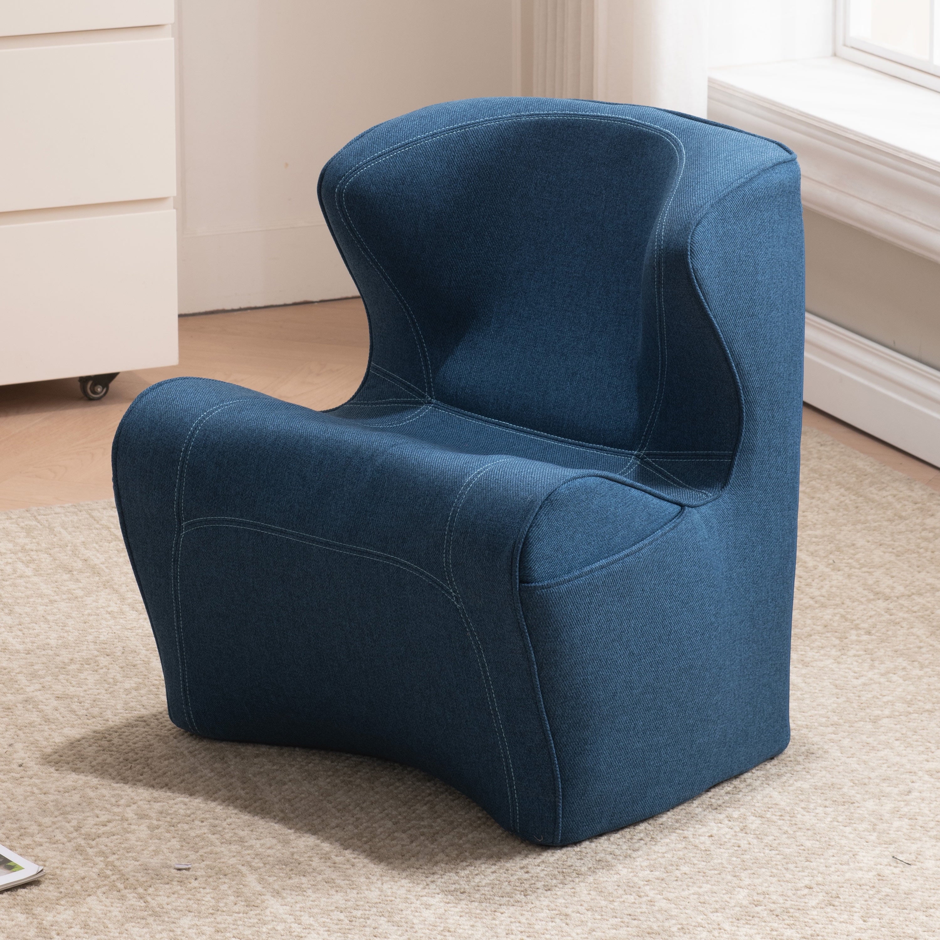 ErgoLounge Pro Ergonomic Gaming Sofa Chair - Portable Lumbar Support Recliner for Small Spaces, 3D Posture Corrector with Lightweight Design