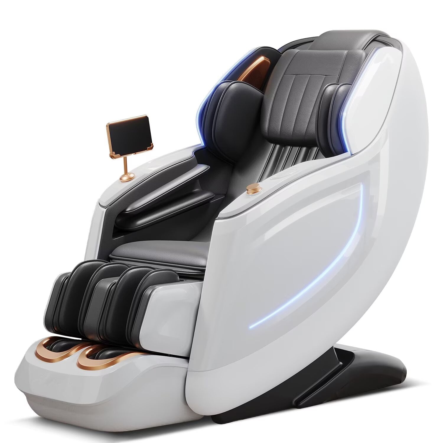 SL Track 4D Smart Massage Chair with AI Body Scanning, Zero Gravity, Heated Back & Legs, Bluetooth Speakers – Full Body Air Compression for Home Spa Relaxation