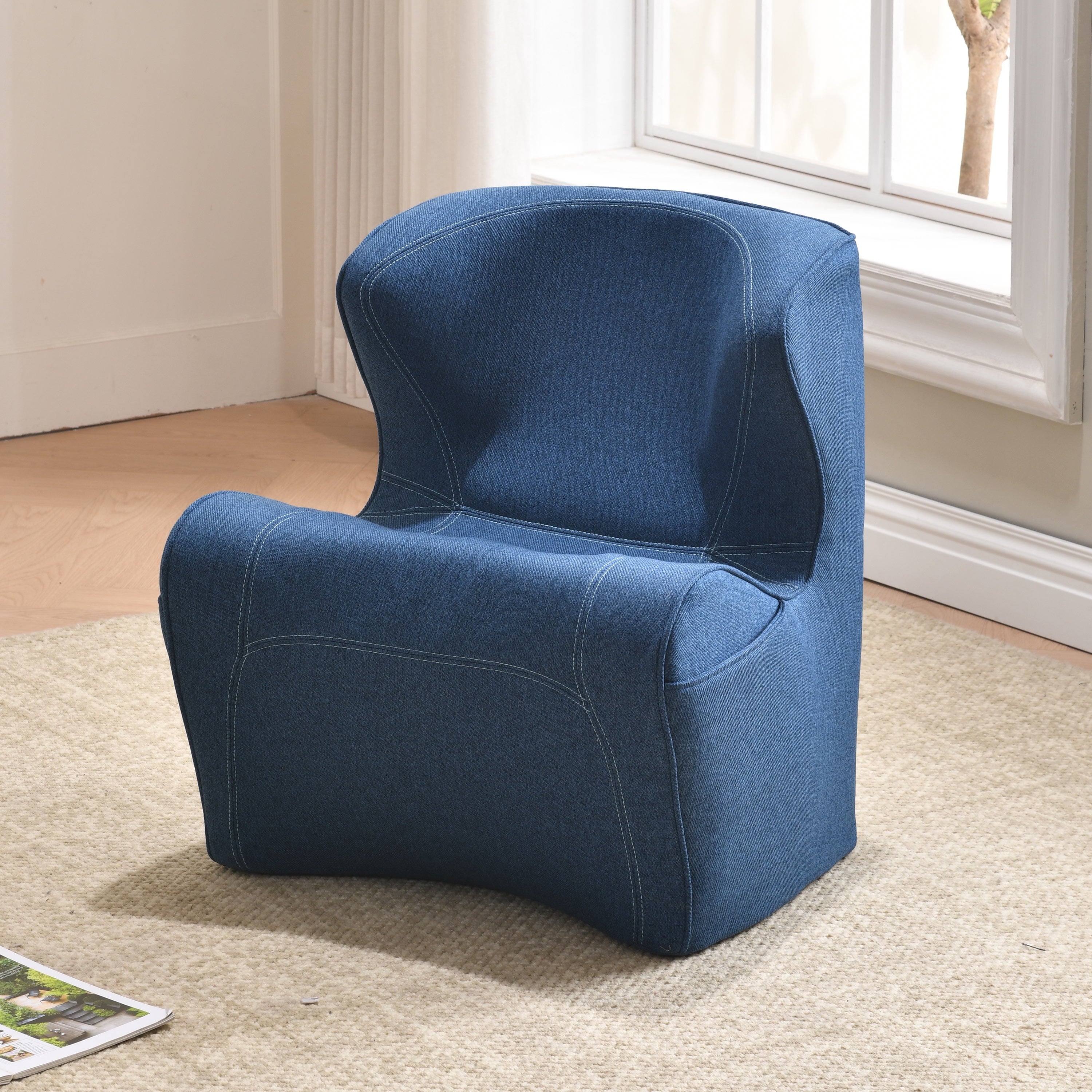 ErgoLounge Pro Ergonomic Gaming Sofa Chair - Portable Lumbar Support Recliner for Small Spaces, 3D Posture Corrector with Lightweight Design