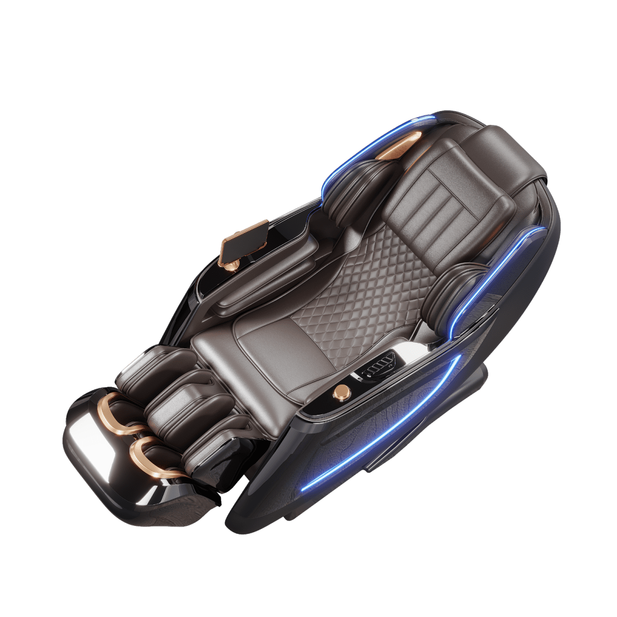 SL Track 4D Smart Massage Chair with AI Body Scanning, Zero Gravity, Heated Back & Legs, Bluetooth Speakers – Full Body Air Compression for Home Spa Relaxation