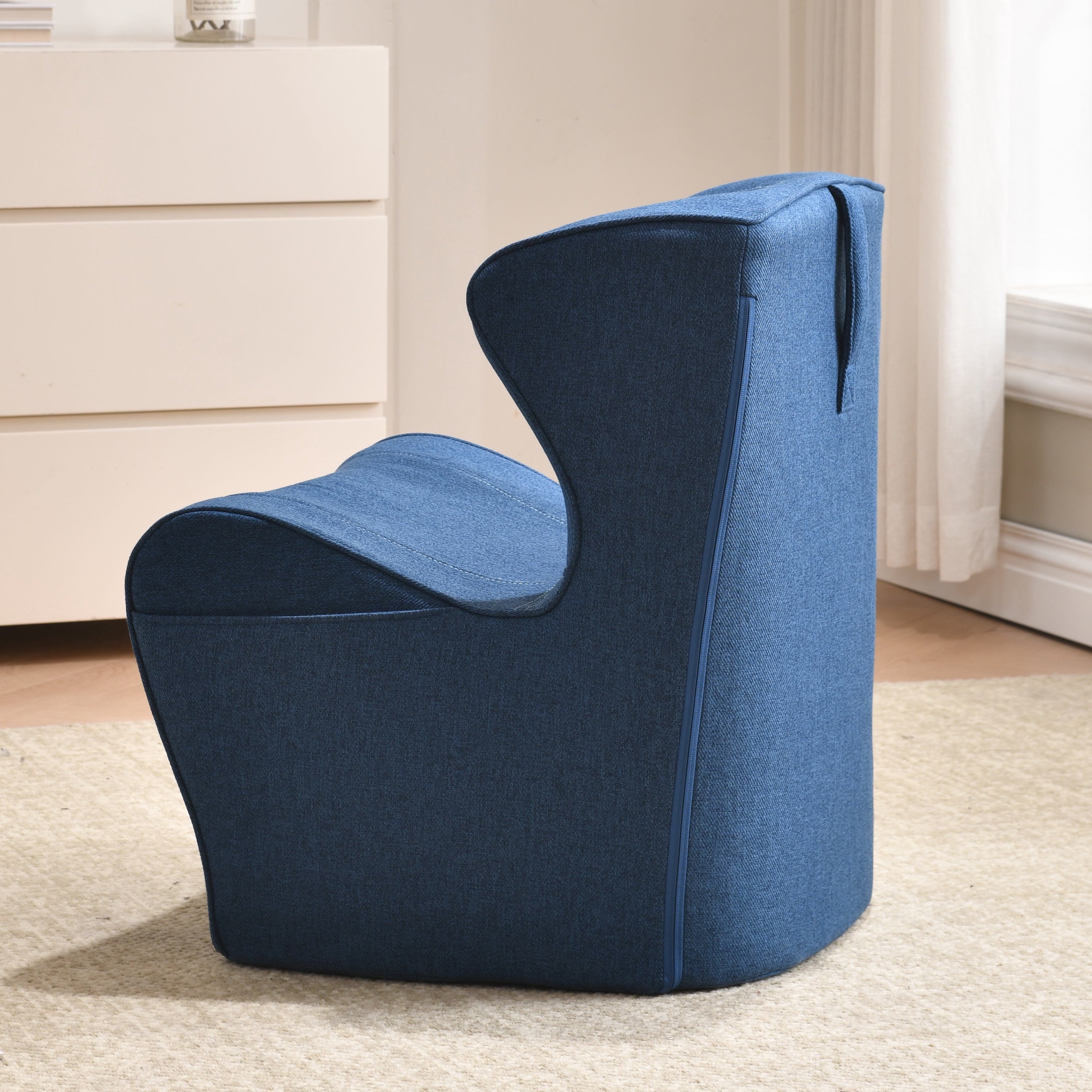 ErgoLounge Pro Ergonomic Gaming Sofa Chair - Portable Lumbar Support Recliner for Small Spaces, 3D Posture Corrector with Lightweight Design